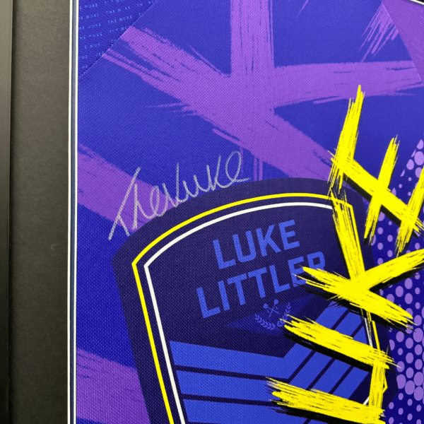 Luke Littler Framed Signed Shirt - Image 3