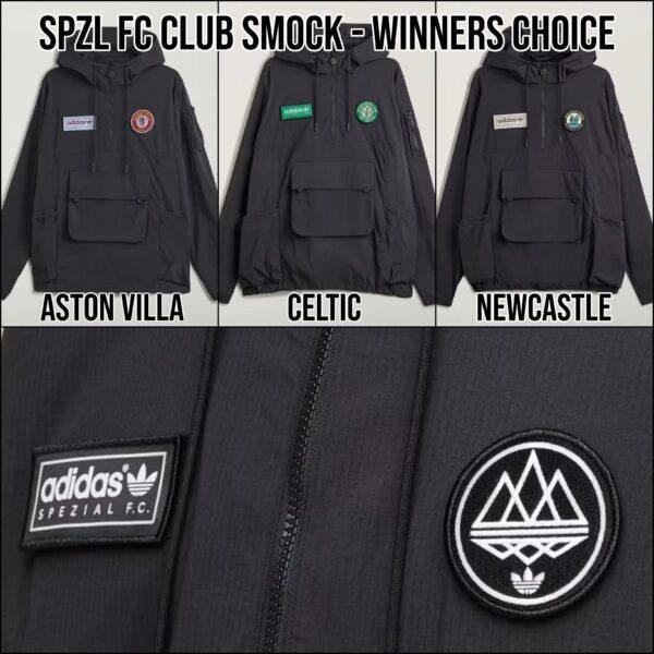 adidas SPZL FC Club Smock - Aston Villa, Celtic, Newcastle Utd
