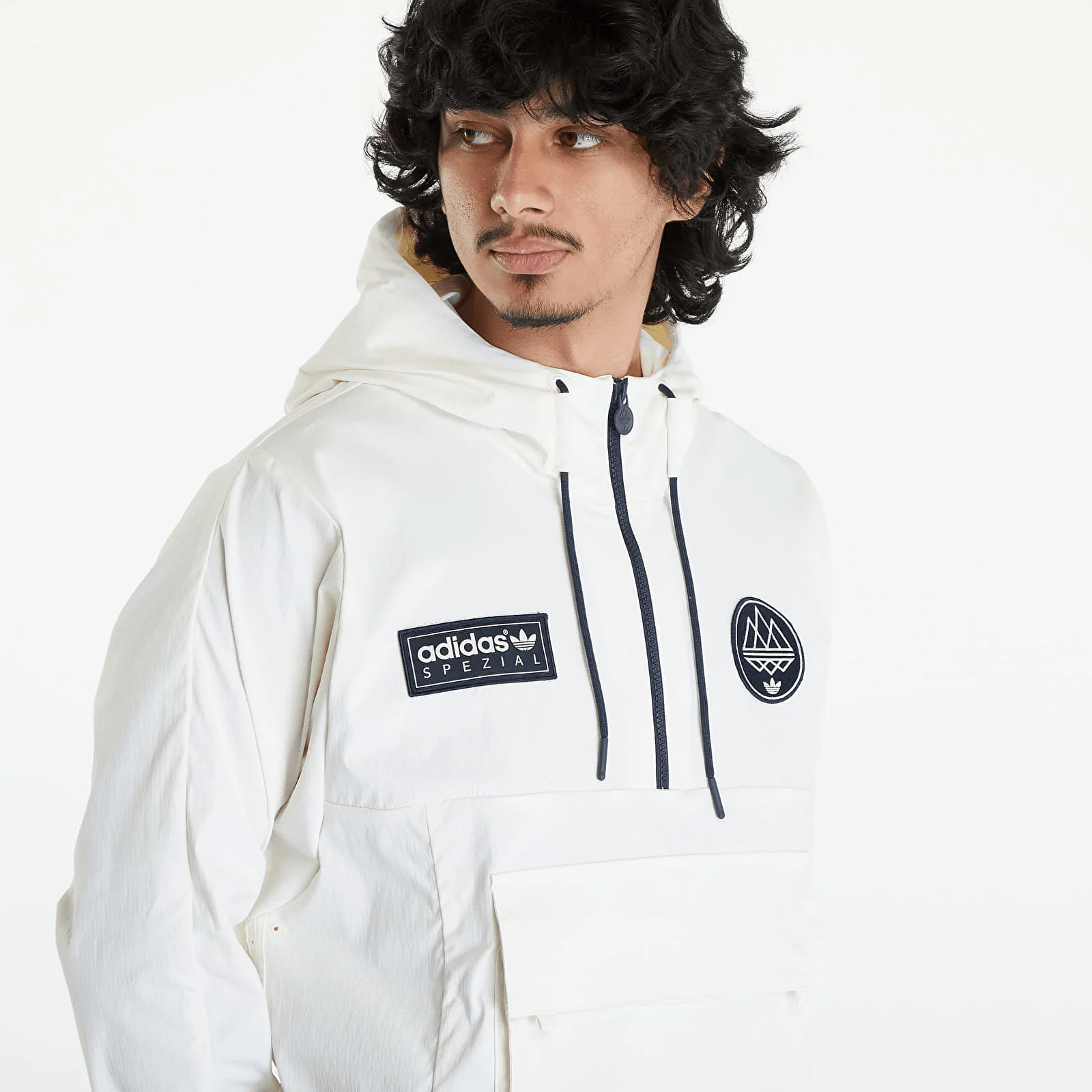 adidas SPZL White Todmorden Smock - 50p Entry - Image 4