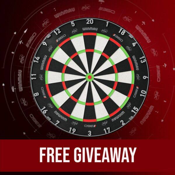 Free Entry - Win the new Winmau 360 Blade Dartboard - No purchase necessary