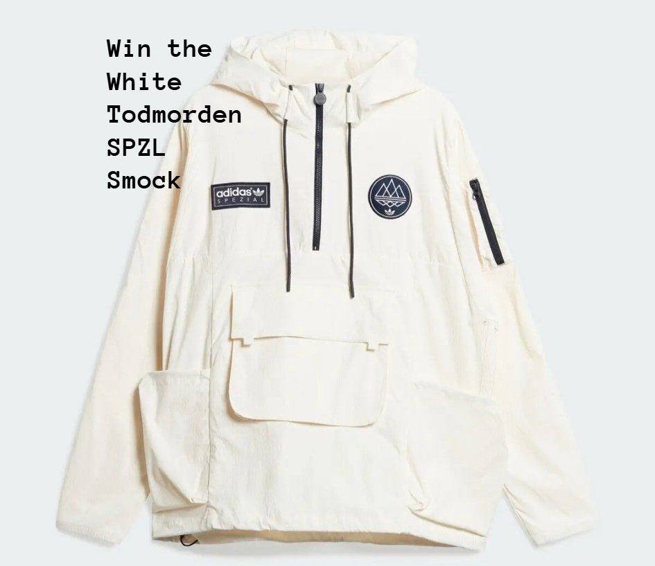 adidas SPZL White Todmorden Smock - 50p Entry