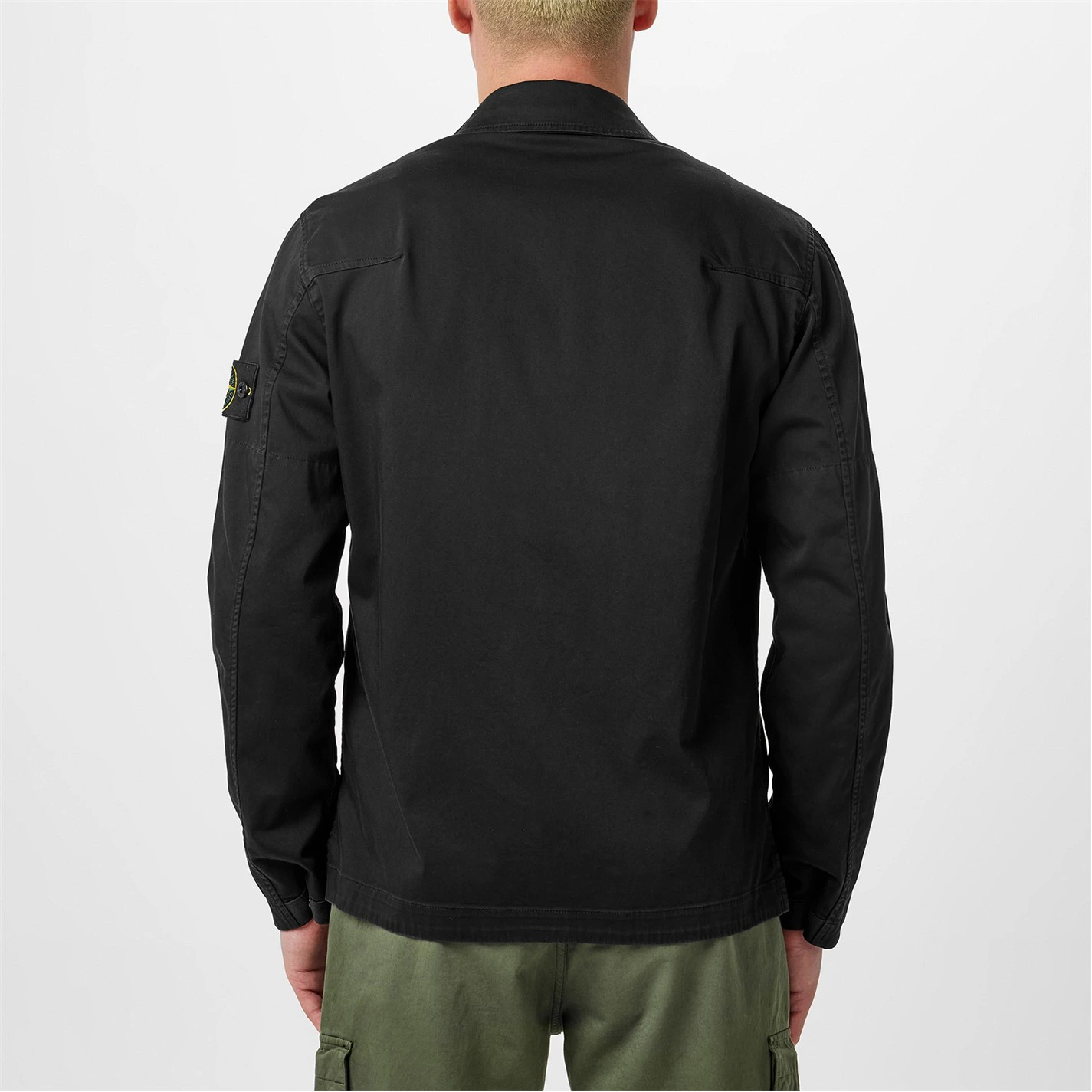 💥STONE ISLAND - Mens Raso Zipped Overshirt - RRP £460 - Image 4