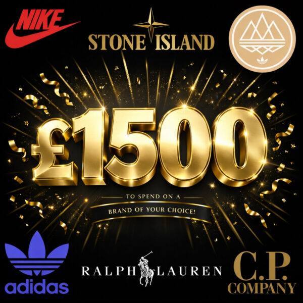 💥£1,500 to spend on a 'Brand' of your choice