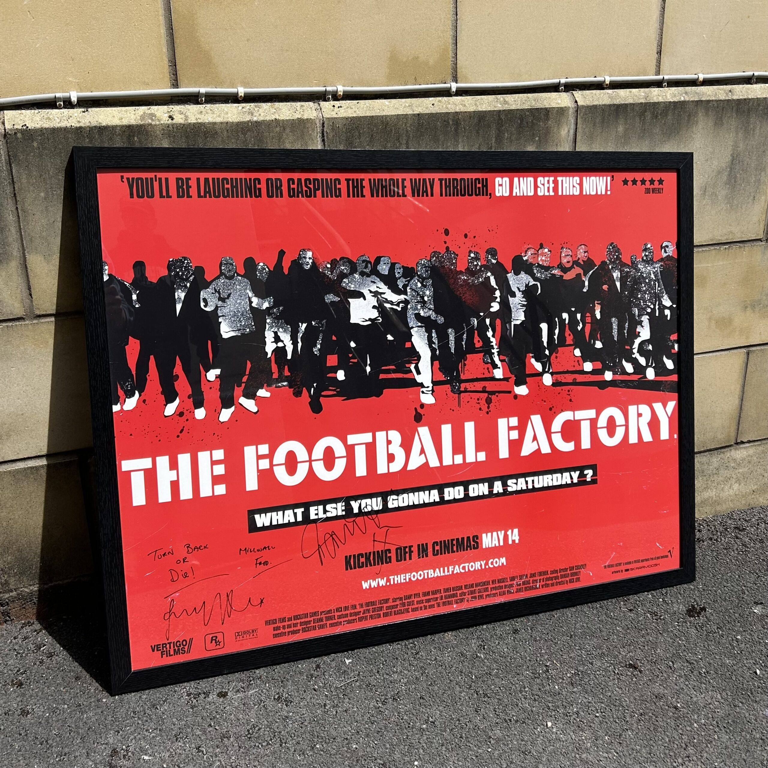 The Football Factory Original Movie Poster - Signed by Danny Dyer & Tamer Hassan - Image 2