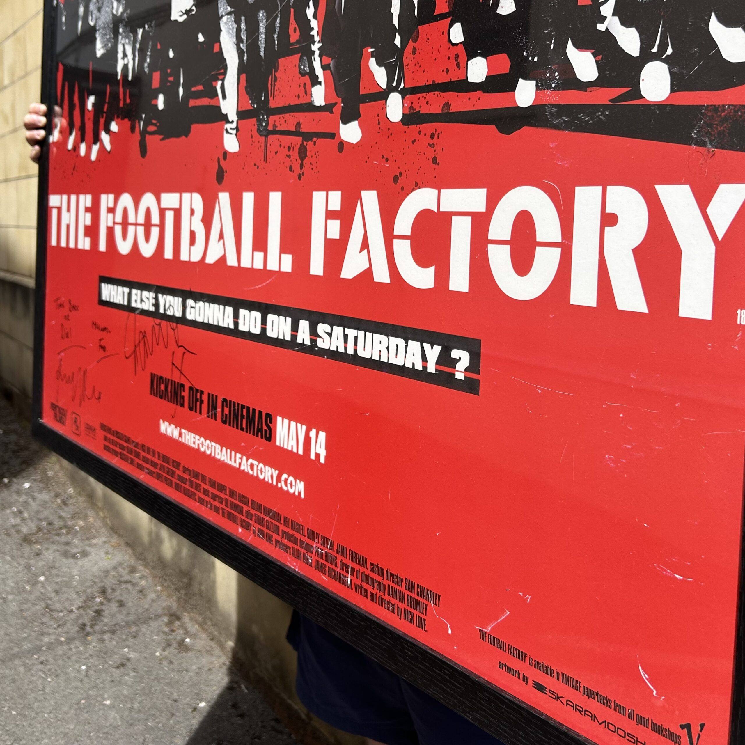 The Football Factory Original Movie Poster - Signed by Danny Dyer & Tamer Hassan - Image 3